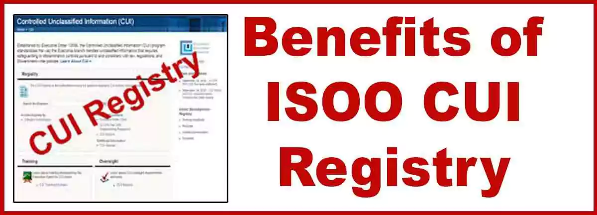What are the Key Benefits of the ISOO CUI Registry