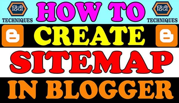 How to create sitemap for blogger
