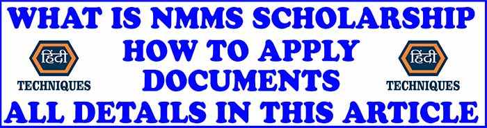 what is nmms scholarship 2023