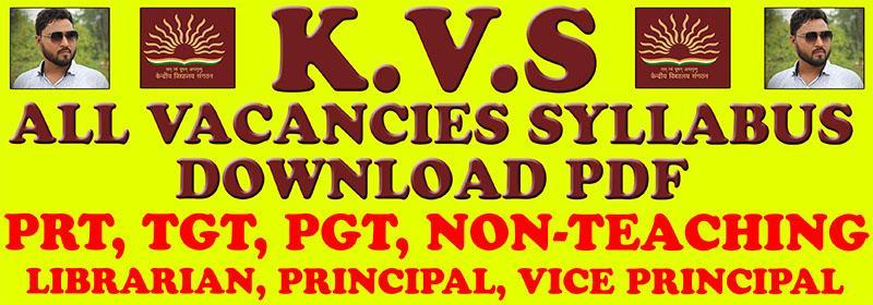 download kvs syllabus 2022 pdf format