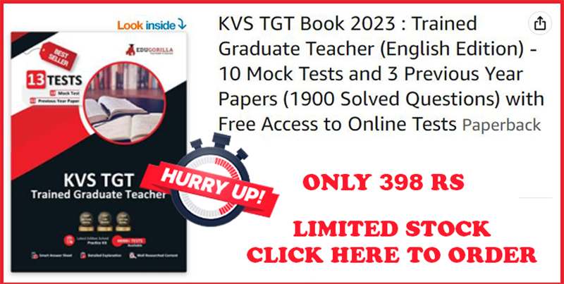 kvs previous year question paper tgt English