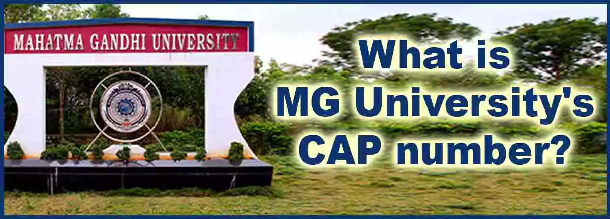 What is MG University's CAP number