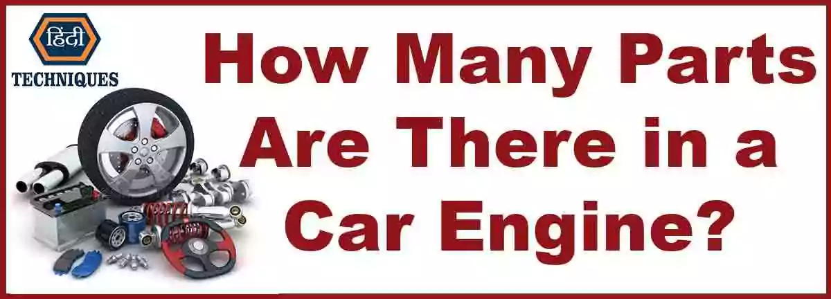 On average how many parts are there in a car