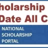 NSP scholarship starting date 2023 24